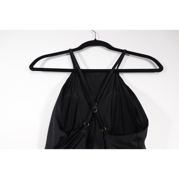 Andie One Piece Swimsuit Women's Medium Black The Ashbury AO260 Crisscross Back - Picture 7 of 8